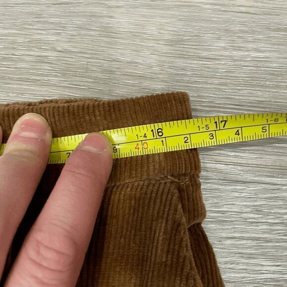 Myths Mens Brown High Rise Boot Cut Corduroy Pants Size 48 - Picture 7 of 10